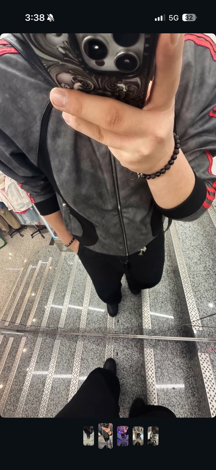 아디다스 떠그클럽 팀가이스트 레더 후드 자켓  상품이미지2