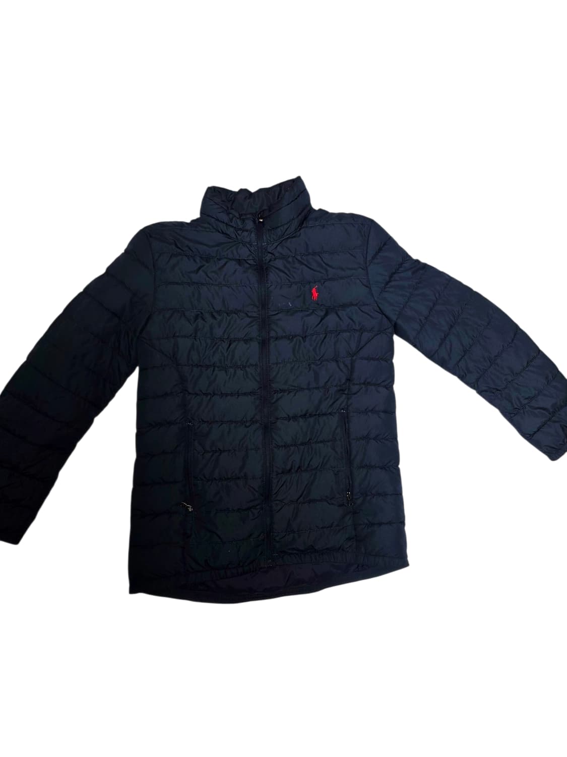 [폴로 랄프로렌] 근본 조합 네이비 바디 & 레드 포니 자수 경량 패딩 상품이미지1