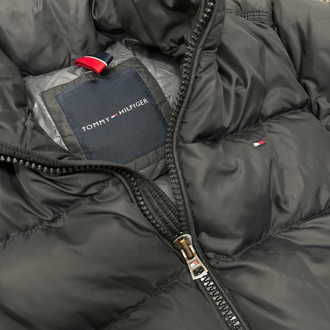 타미힐피거 구스다운 패딩 블랙 S 상품이미지5