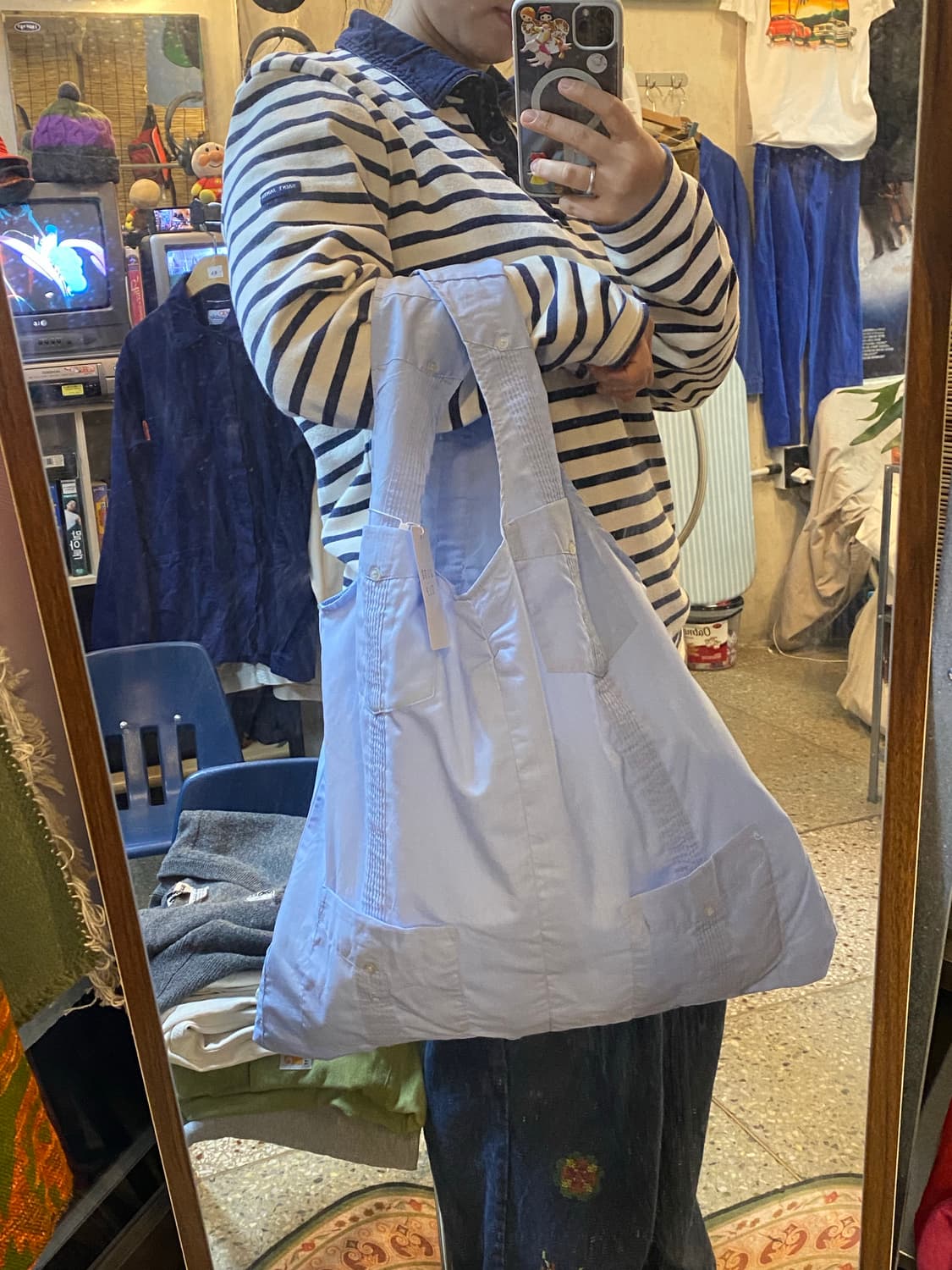 쿠바셔츠 리싸이클링 에코백 상품이미지2