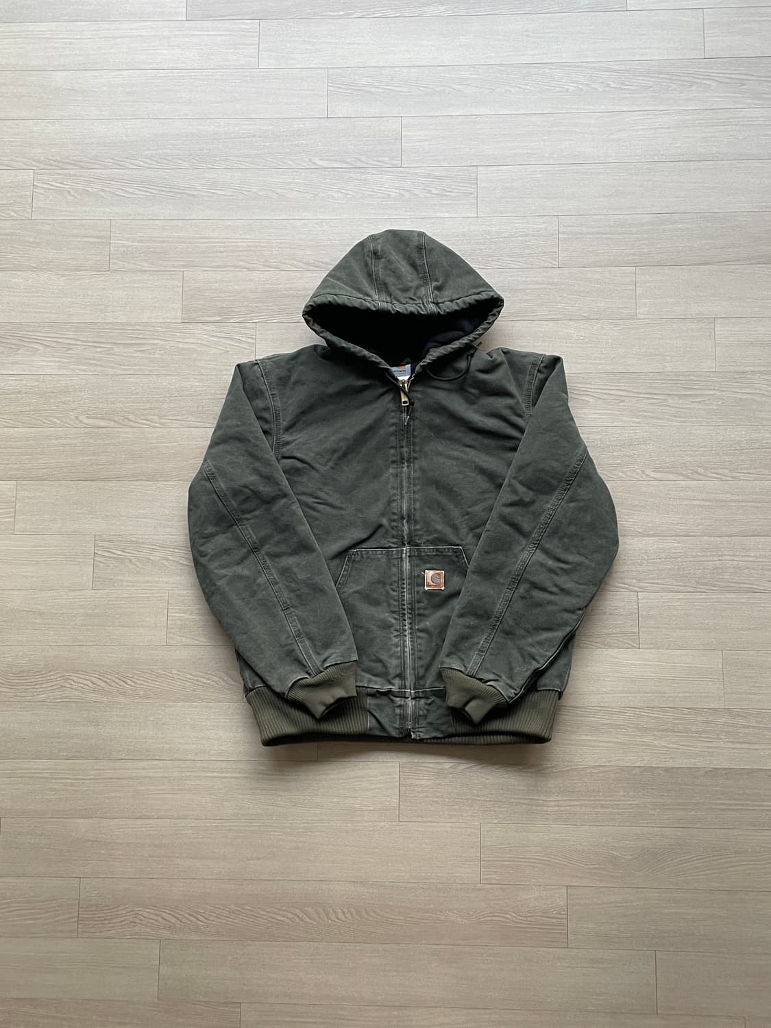 칼하트 j130 mos 모스 액티브 샌드스톤 상품이미지1