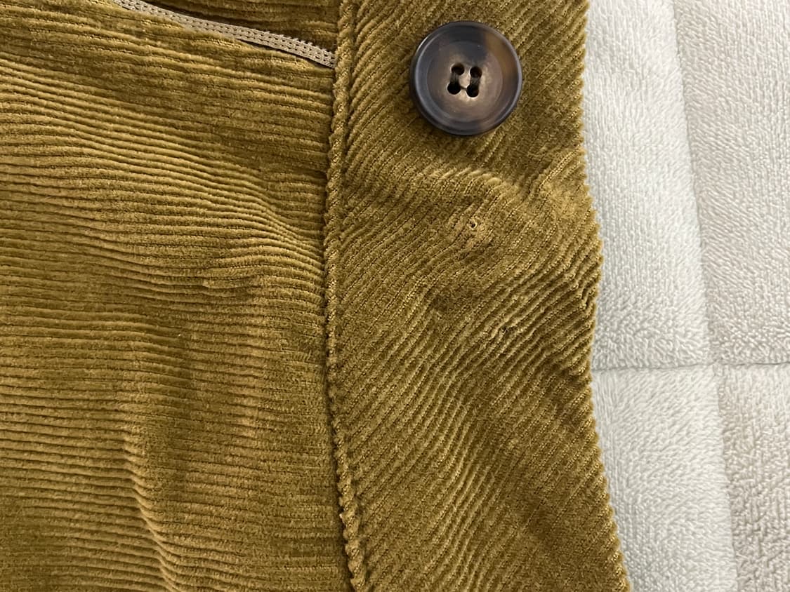 레터프롬문 베를린 코듀로이 쇼츠 올리브 색상 상품이미지3