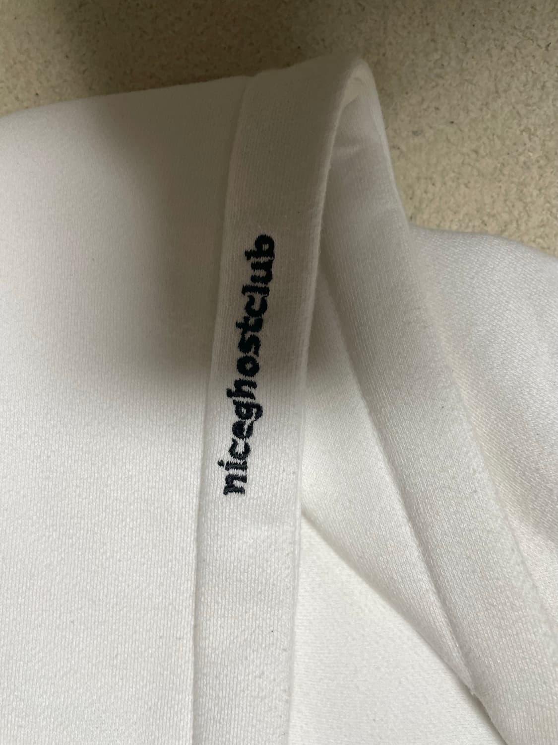 나이스고스트클럽 SCREAM LOGO 후드티 상품이미지4