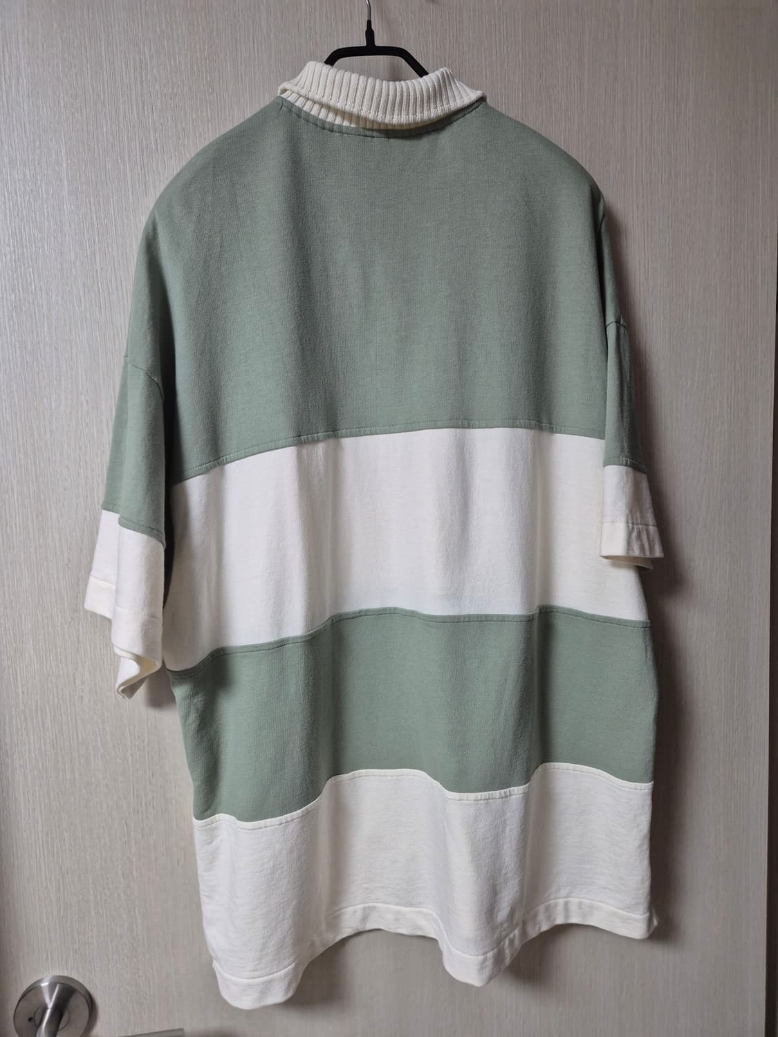 (23년) 타임 옴므 TIME  타임 티셔츠 카라니트 반팔 105 럭비티 상품이미지2