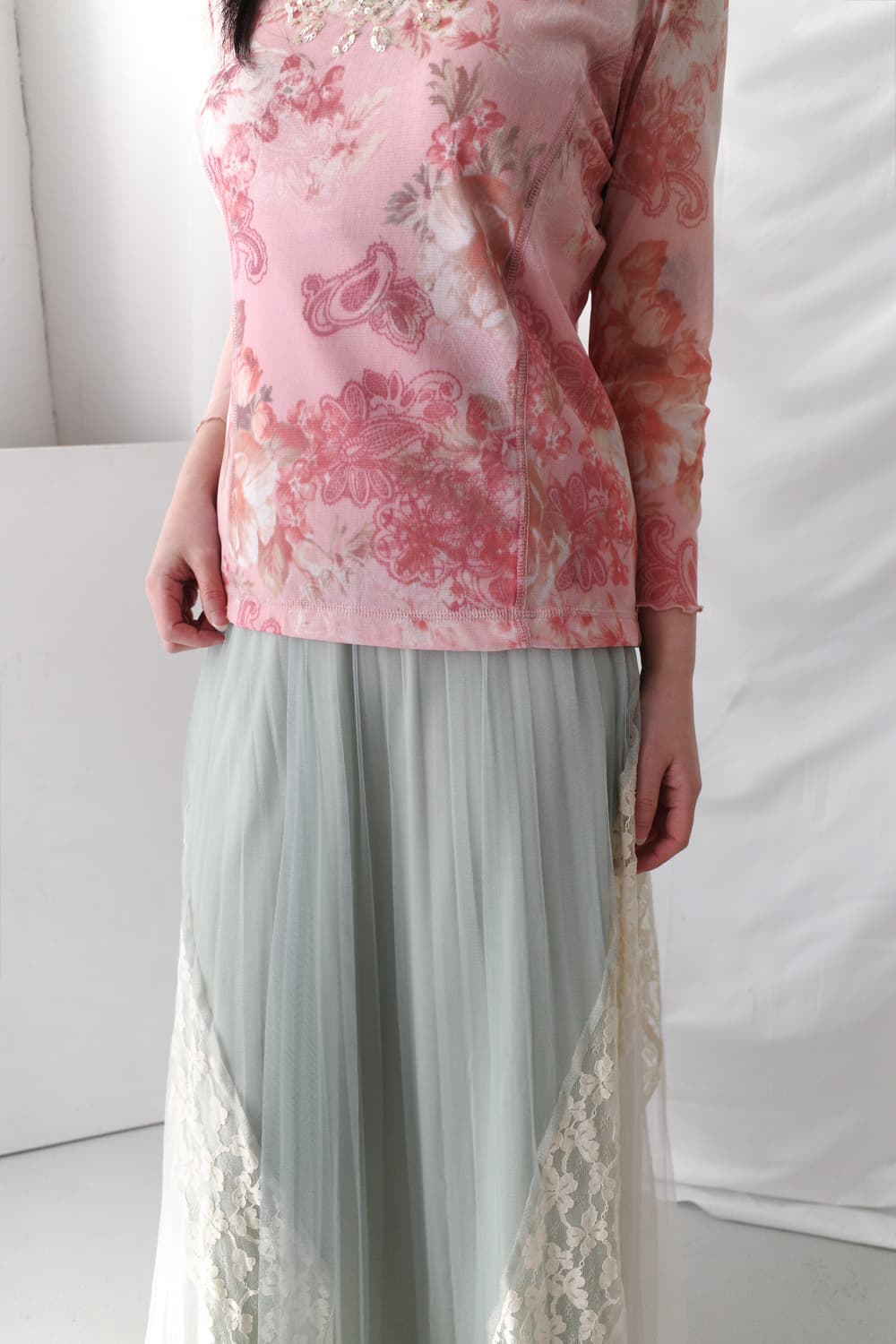 lace sha skirt 상품이미지6