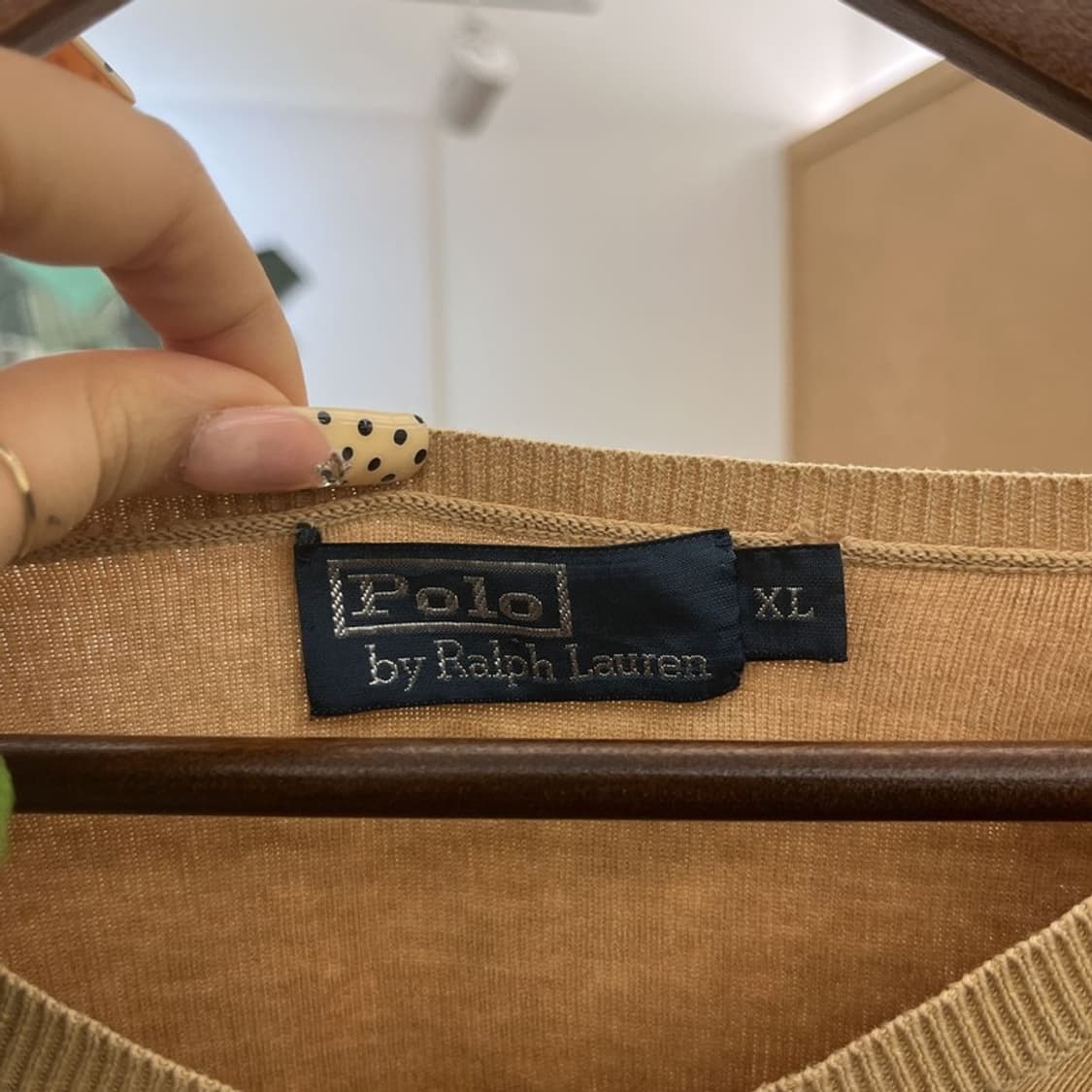 폴로 랄프로렌 모던 캐주얼 빈티지 피마코튼 니트 XL C09850 상품이미지5