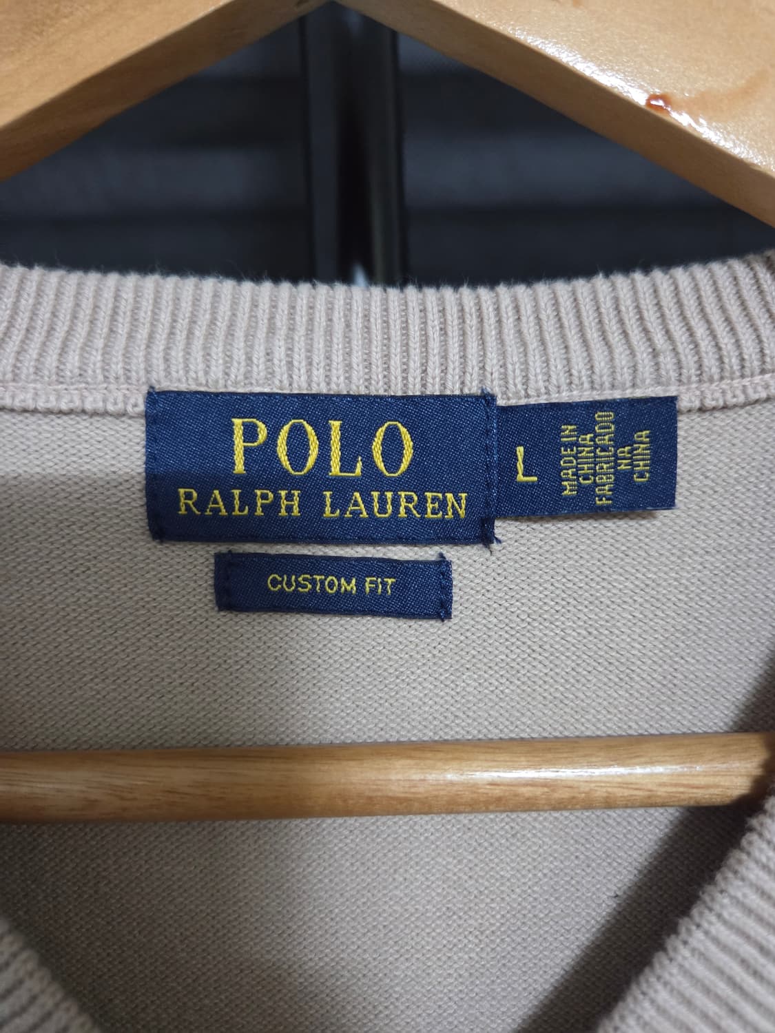 [폴로 랄프로렌] 커스텀 핏 브이넥 니트 베스트 조끼 | 00211 상품이미지3