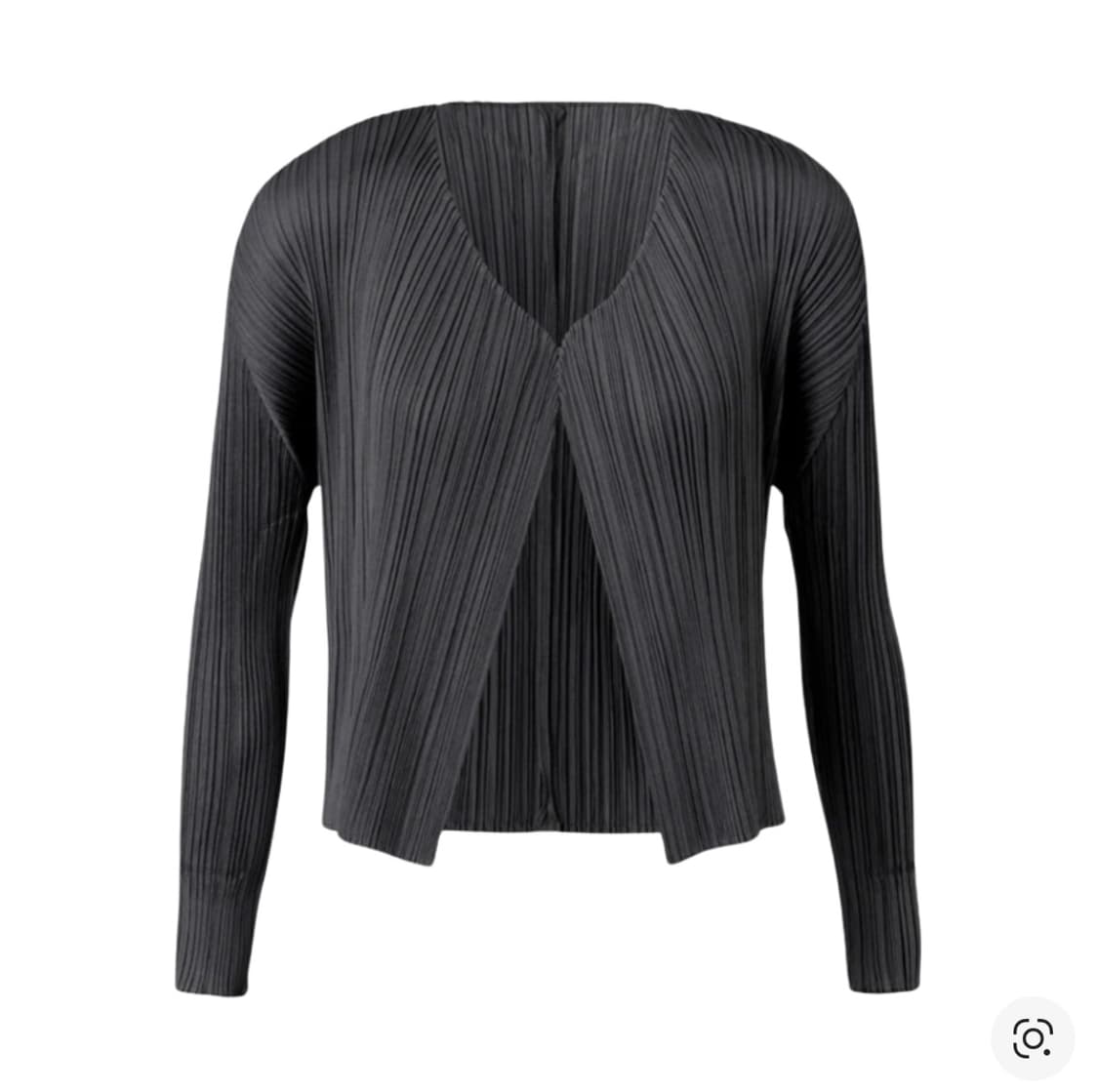 (W) 플리츠 플리즈 이세이 미야케 베이직 가디건 블랙 5사이즈 상품이미지1