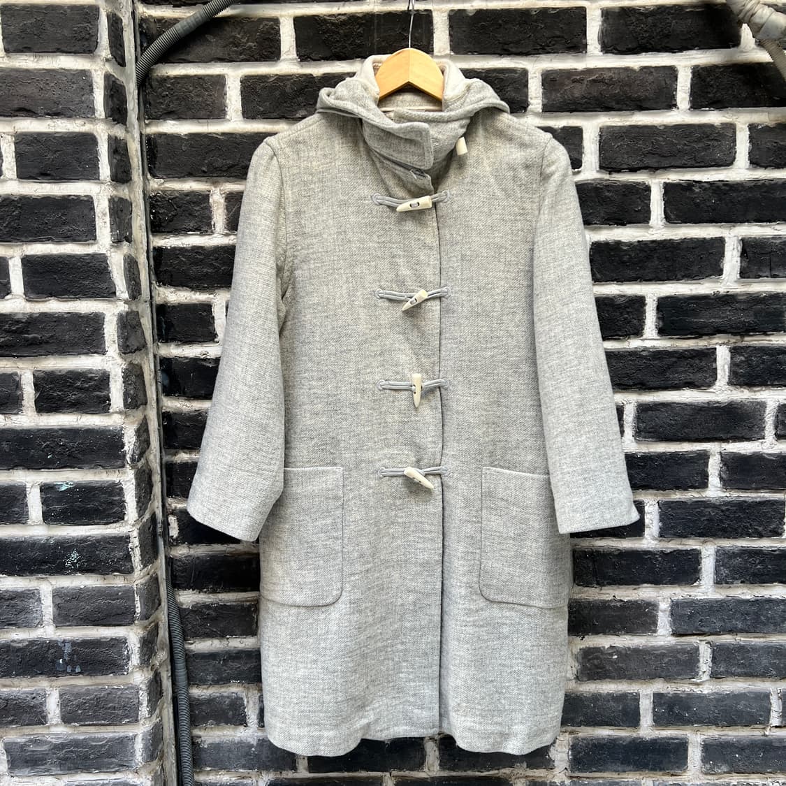 Maison Margiela 트위드 바라클라바 더플코트 상품이미지1