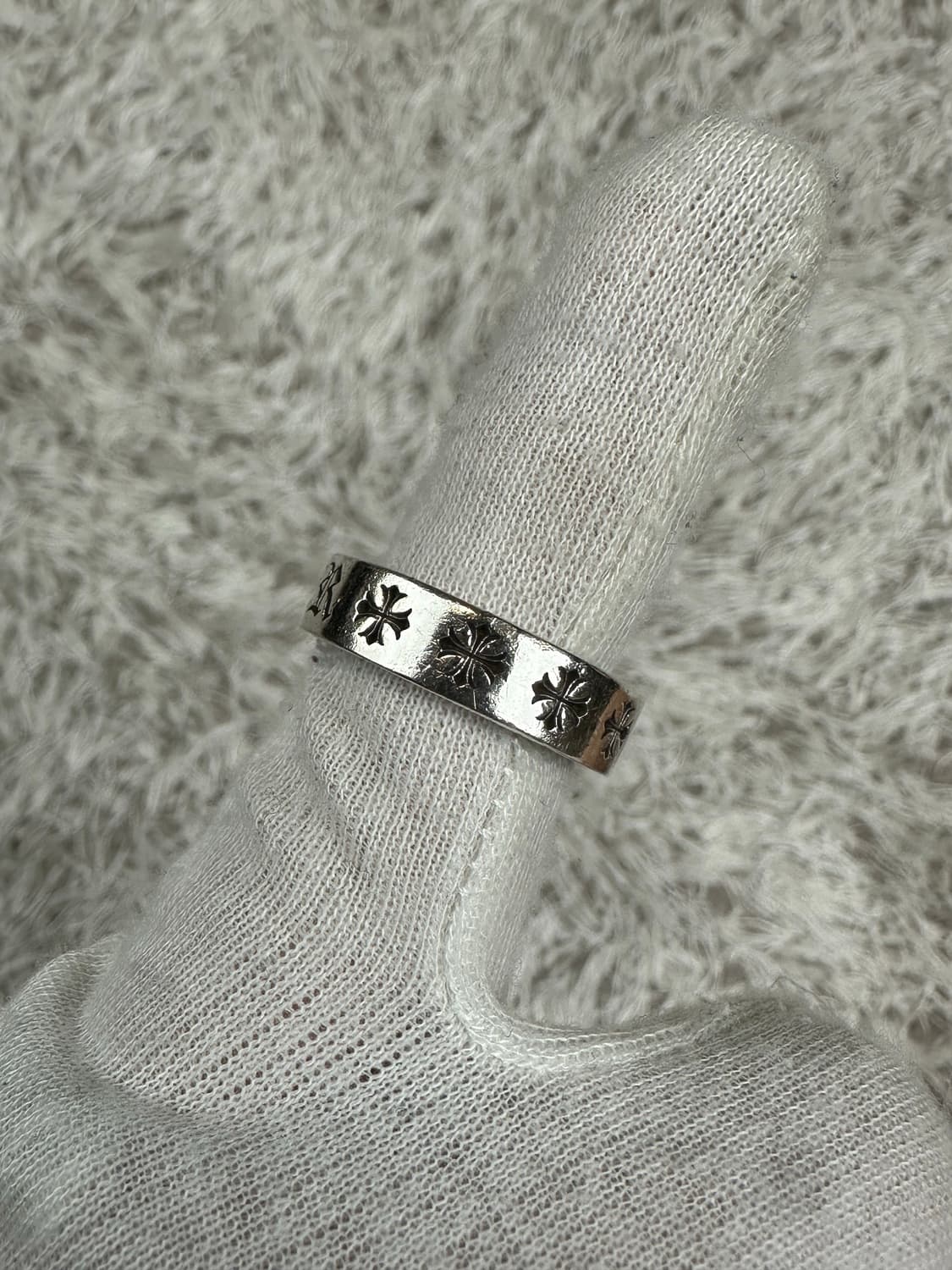 [US 7] 백화점판 정품 크롬하츠 포에버링 6mm 상품이미지5