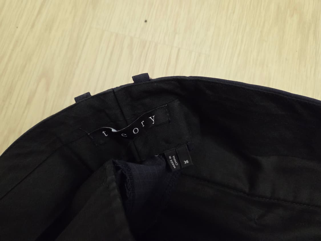 띠어리 슈트 잔체크 네이비 상품이미지9