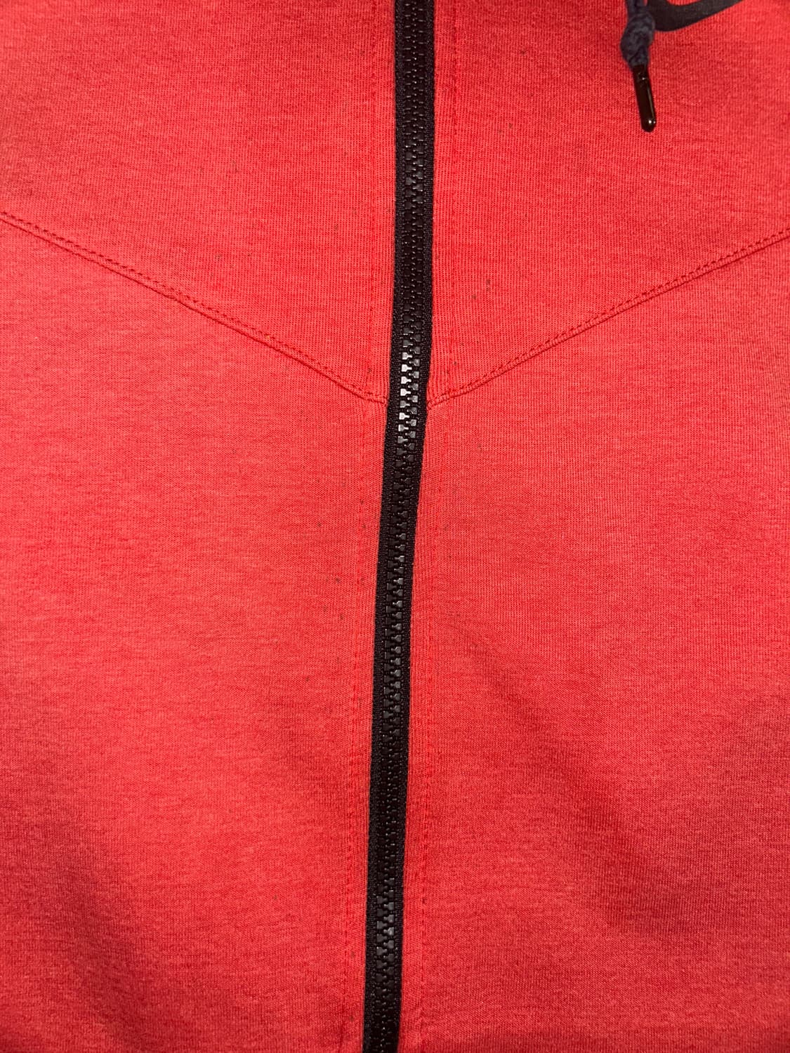Nike 빈티지 테크플리스 후드집업 피그먼트 레드 상품이미지4
