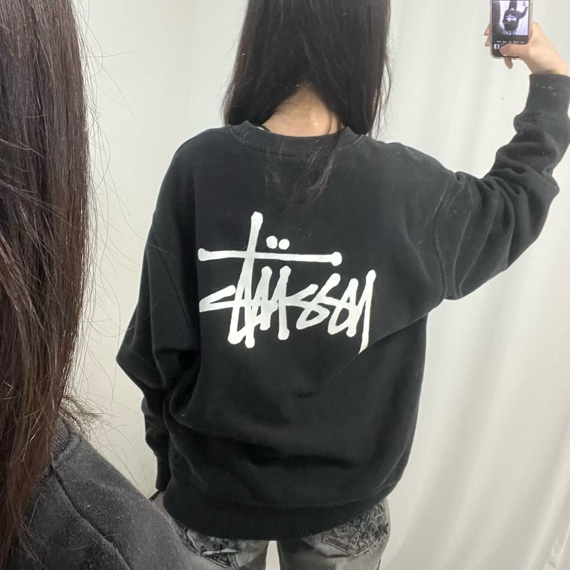 Stussy black sweatshirt 상품이미지4