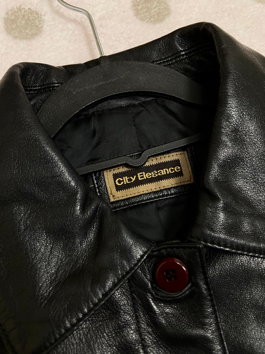 빈티지 블랙 리얼 레더 가죽자켓 상품이미지2