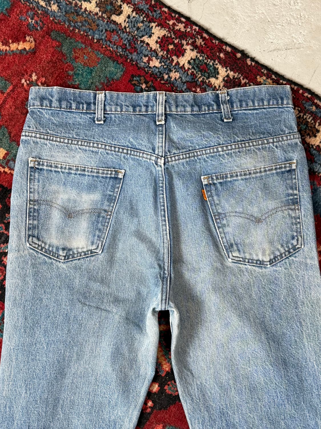 80's USA Made 빈티지 리바이스 517 오렌지탭 체인스티치 상품이미지6