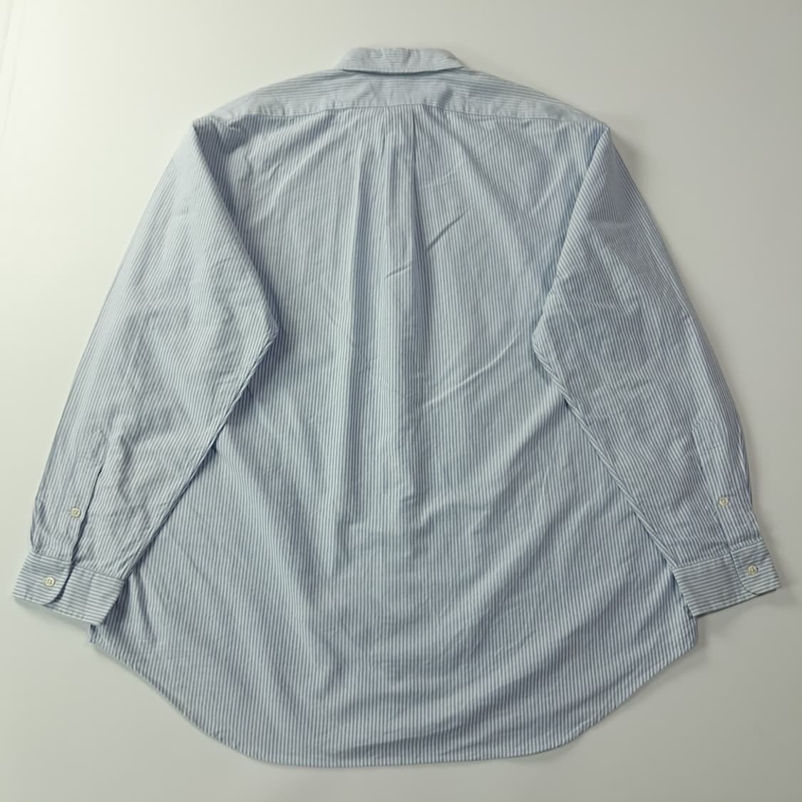 CJ461 XL 폴로 빅사이즈 90s 클래식블루 스트라이프 셔츠 남방 상품이미지6