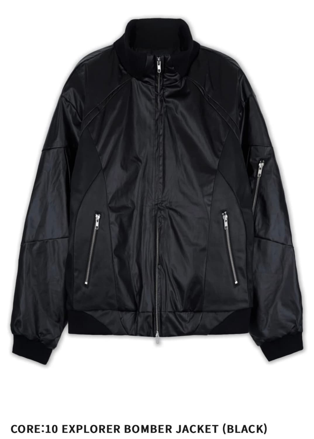 core:10 explorer bomber jacket black M 상품이미지2