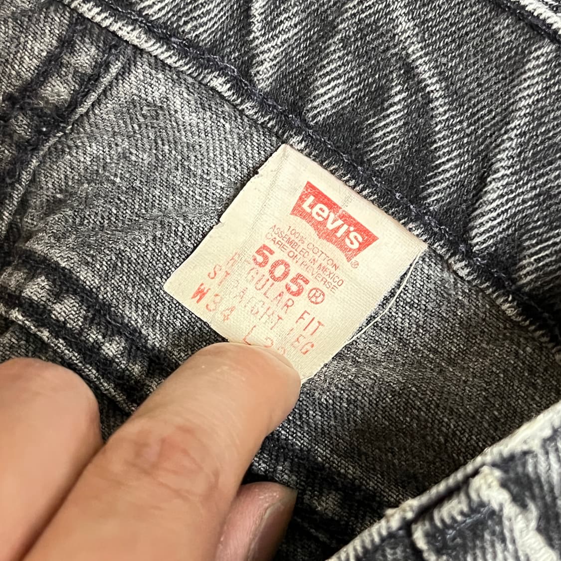 90s 리바이스505 오렌지탭 [32/표기34] 상품이미지6