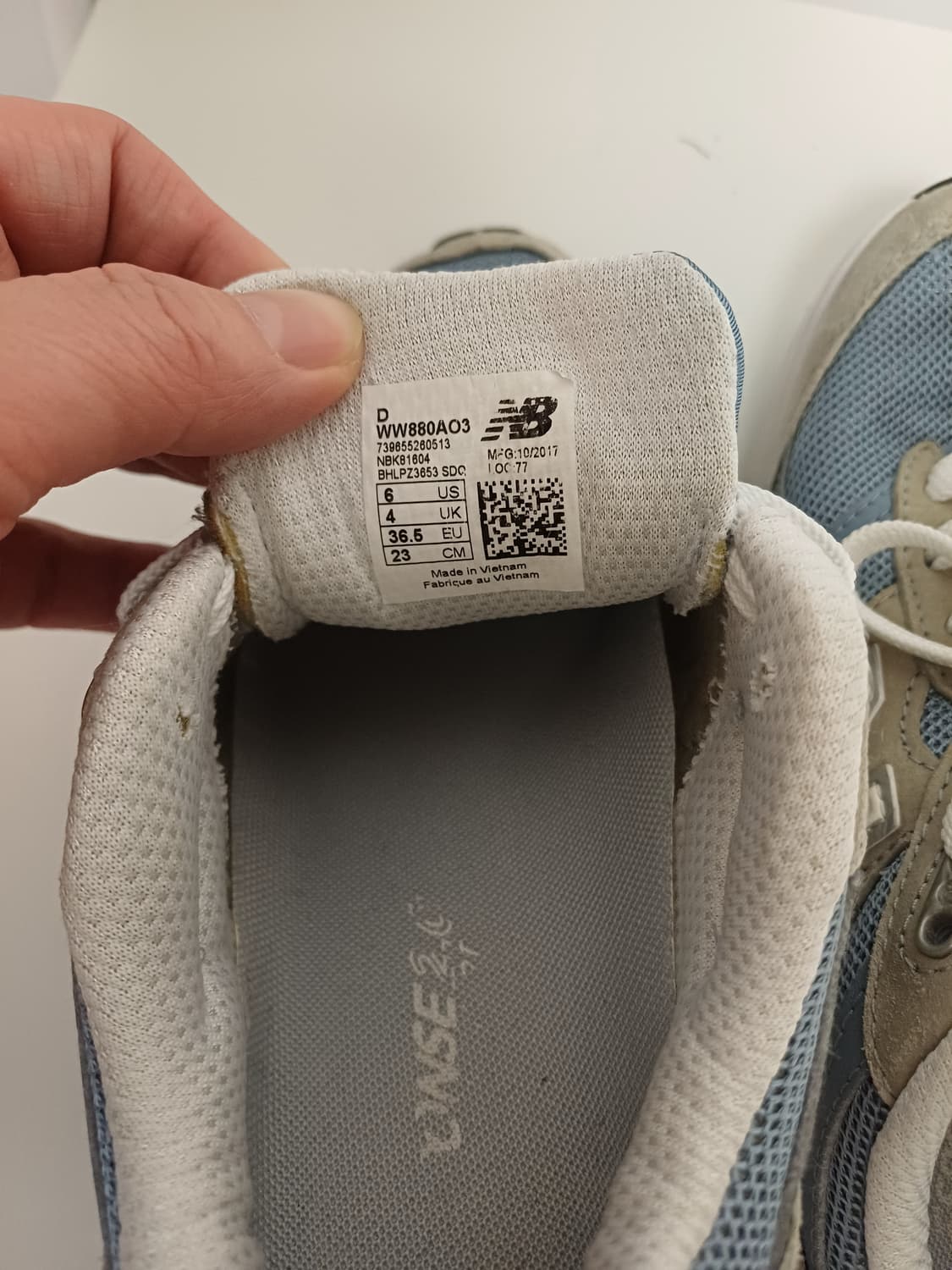 [230] 뉴발란스 880v3 네이비 워킹화 (WW880AO3) 상품이미지8