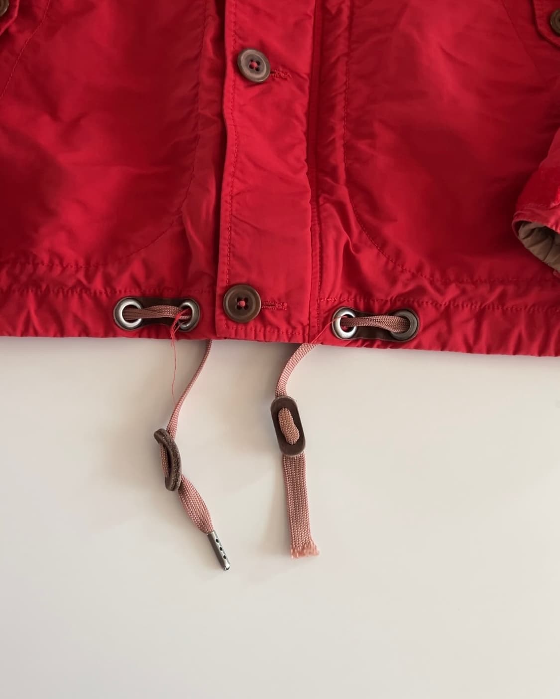 폴로 랄프로렌 레드 후드자켓 M 상품이미지5