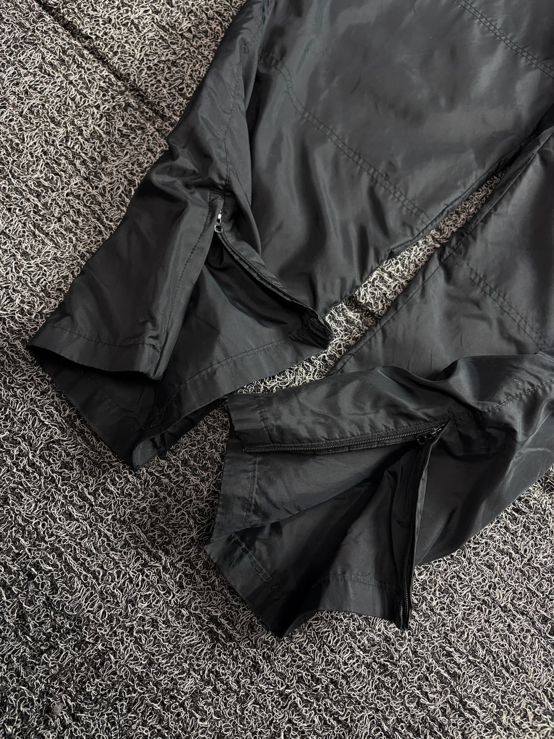 00s 나이키 올드스쿨 블랙 우븐 와이드 트랙팬츠 3665 상품이미지3