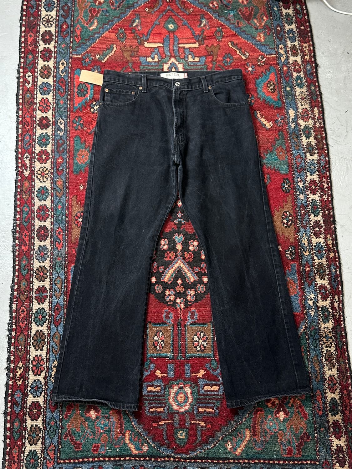 00's 리바이스 517 블랙 부츠컷 플레어진 상품이미지1