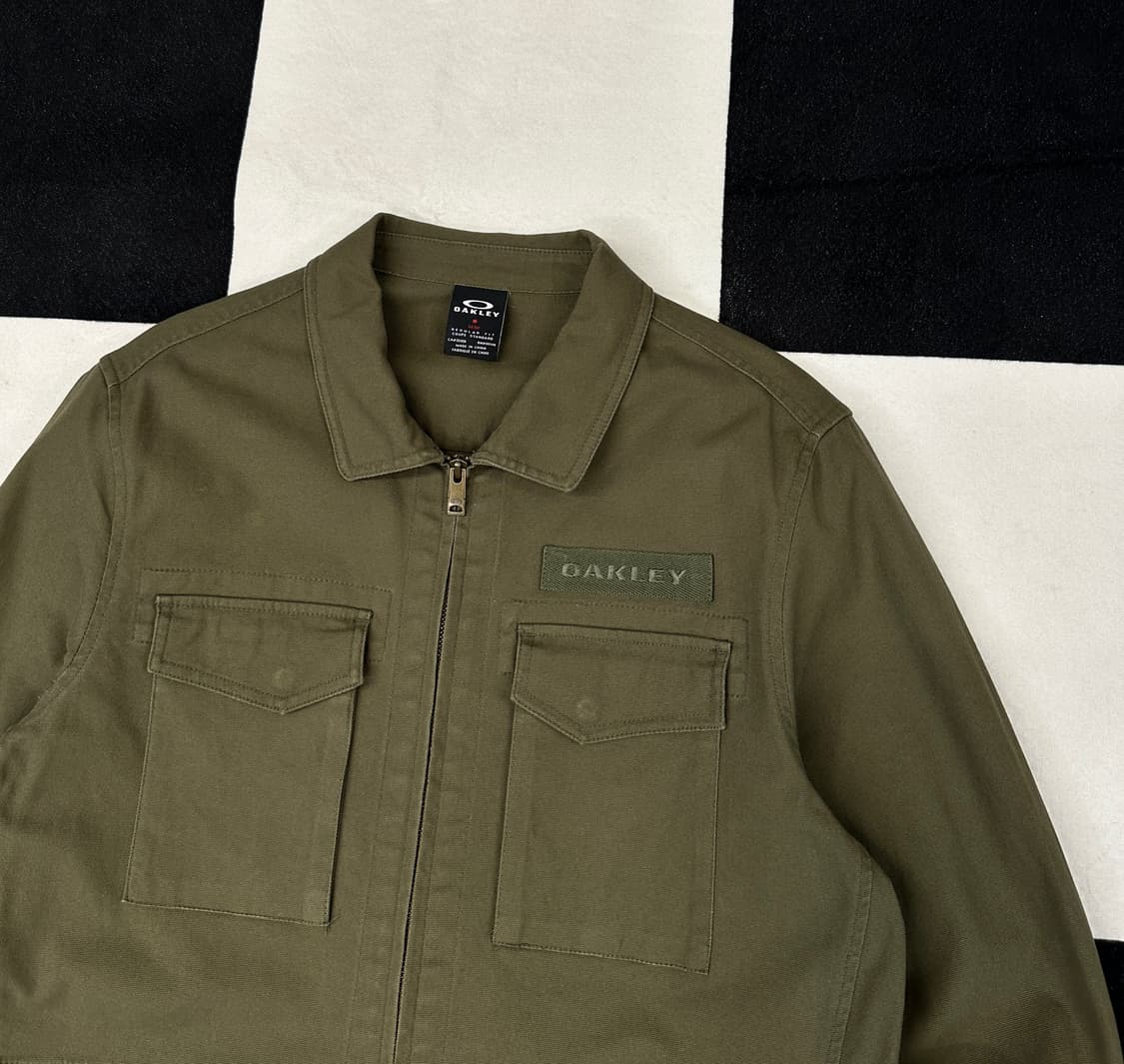 오클리 2way 워크 셔츠 자켓 카키 상품이미지2