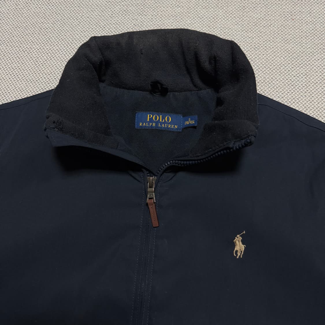 폴로 랄프로렌 네이비 봄버 자켓 상품이미지2