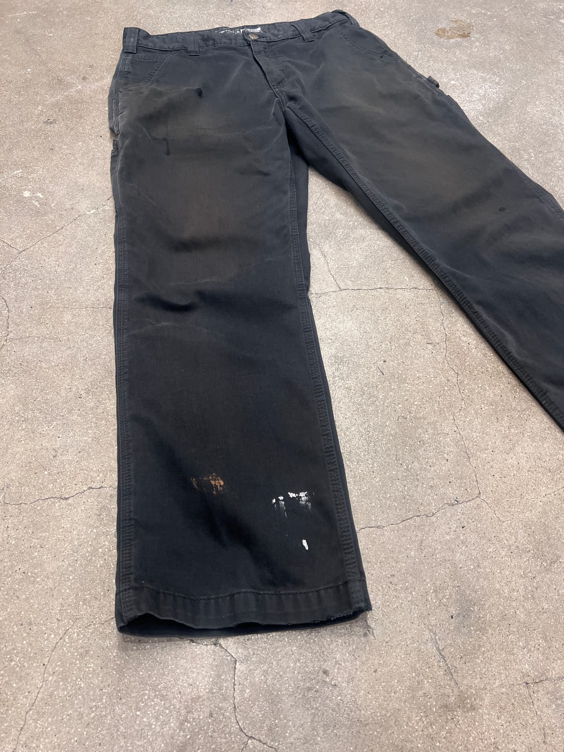 칼하트 릴렉스핏 카펜더 팬츠 블랙 상품이미지3