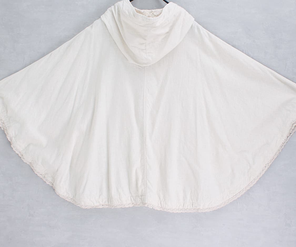 Sevradical linen blend cape _ S3883 상품이미지5