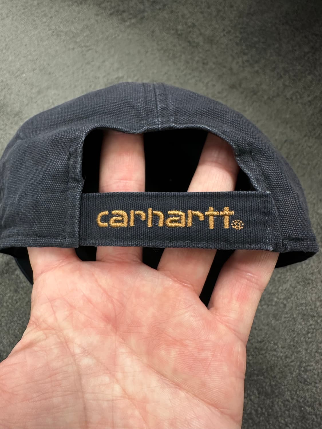 칼하트 레더 로고 볼캡  상품이미지2