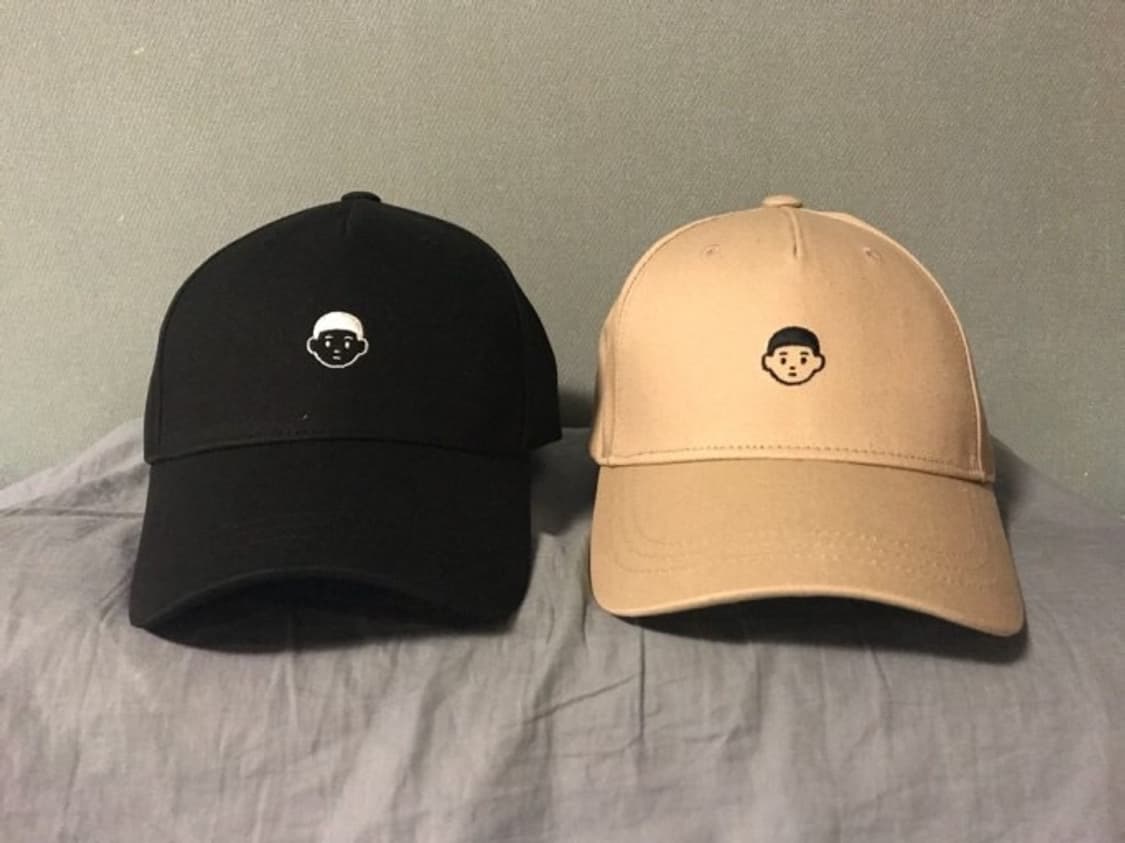 뉴발란스x노리타케 한정판 미사용 볼캡 블랙 & 베이지 상품이미지1