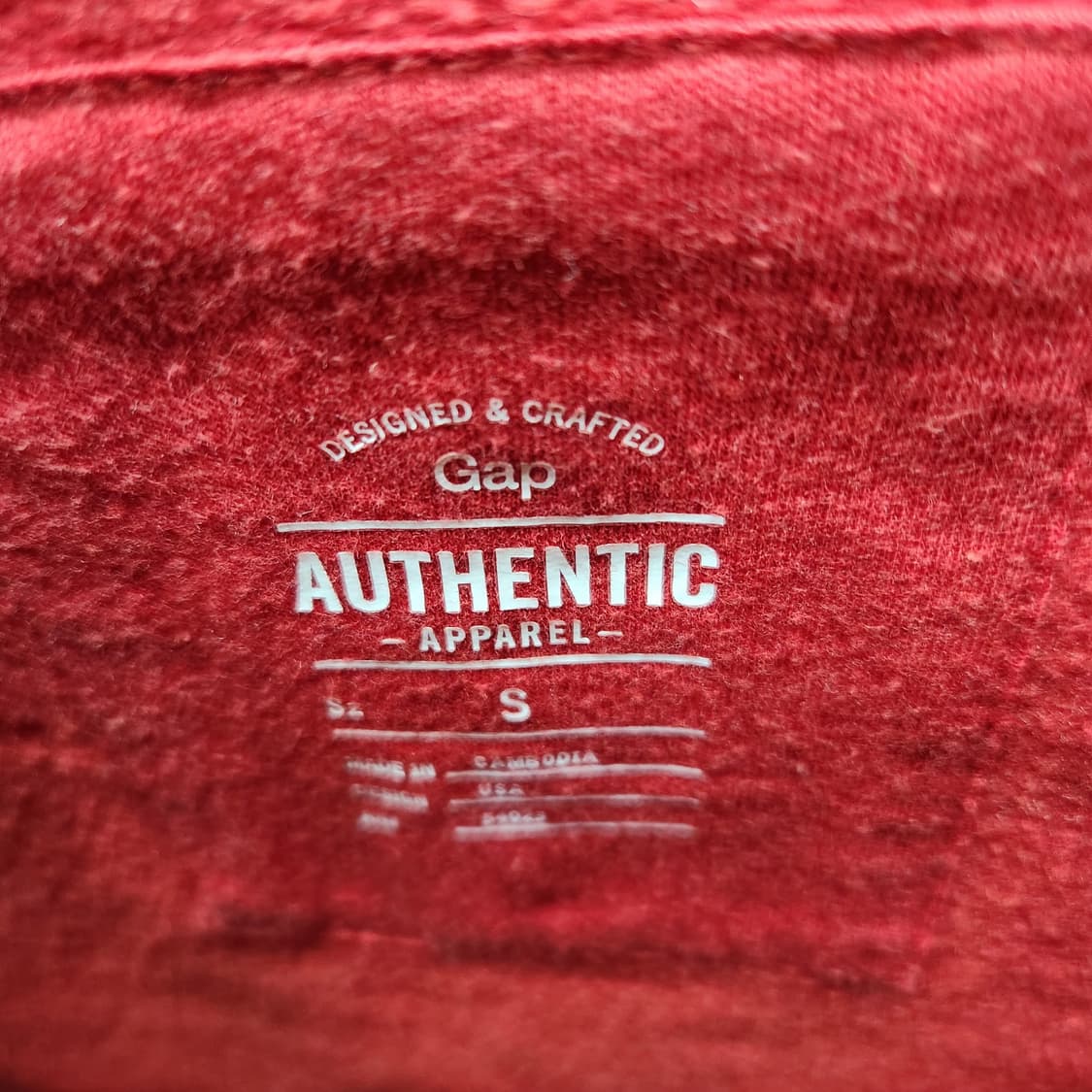 GAP 갭 패치워크 로고 맨투맨 S(M) 남여공용 상품이미지5