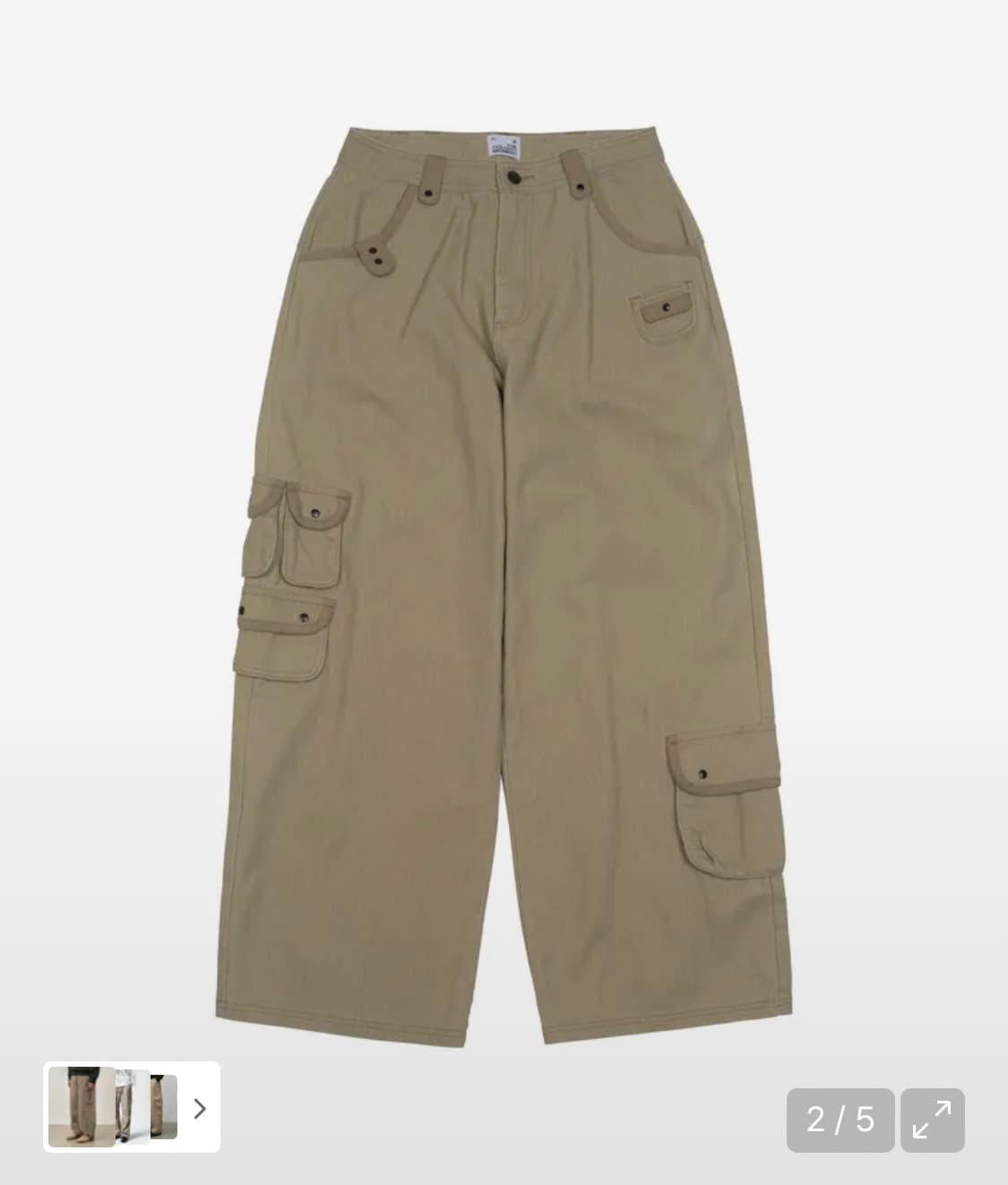 더콜디스트모먼트 카고 팬츠 S 상품이미지2