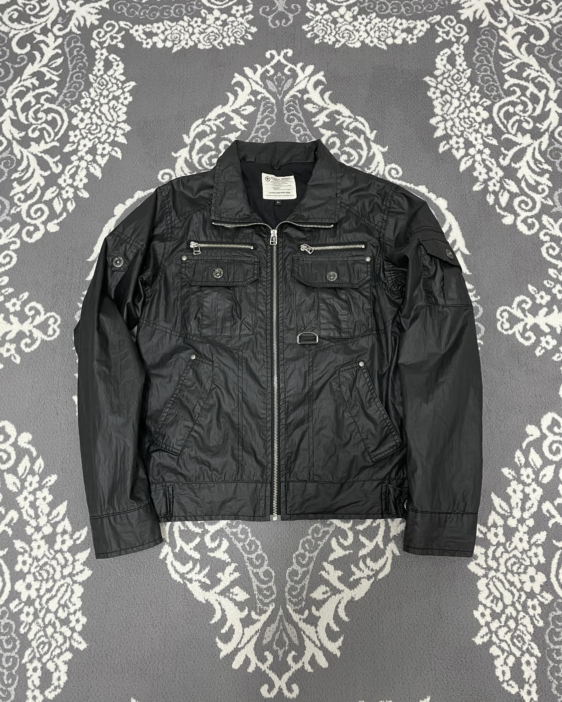 None PU Coated Nylon Windbreaker 상품이미지1