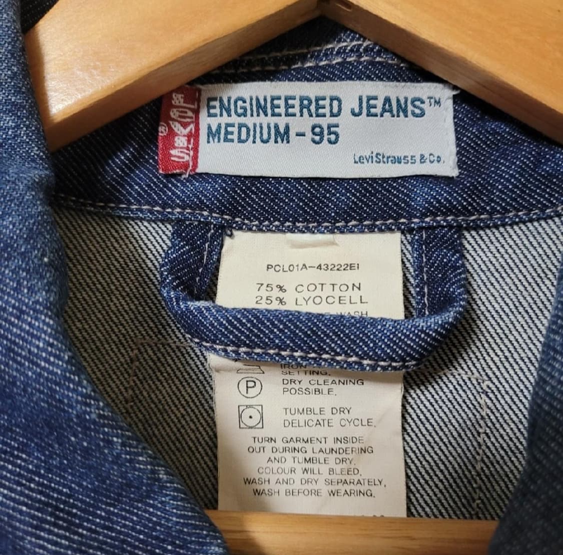 (M) LEVI'S 리바이스 엔지니어드진 데님 청자켓  상품이미지3