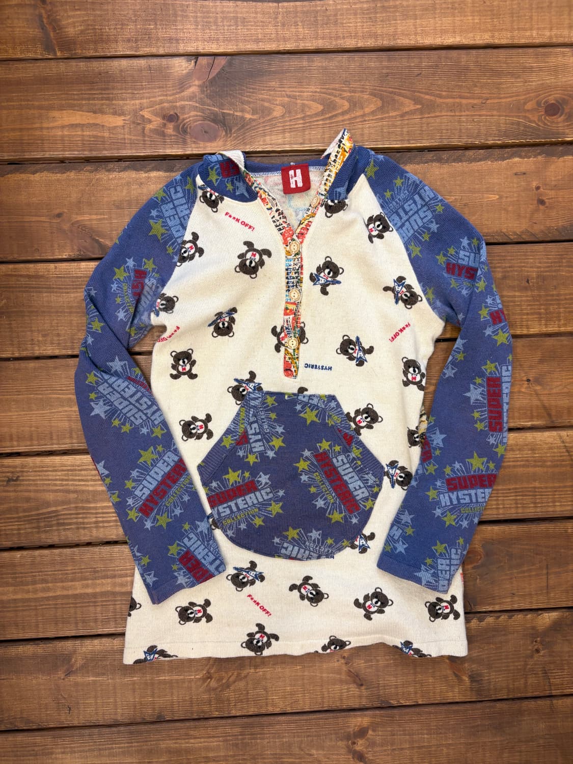 히스테릭글래머 퍽베어 기타 니트후드 상품이미지7