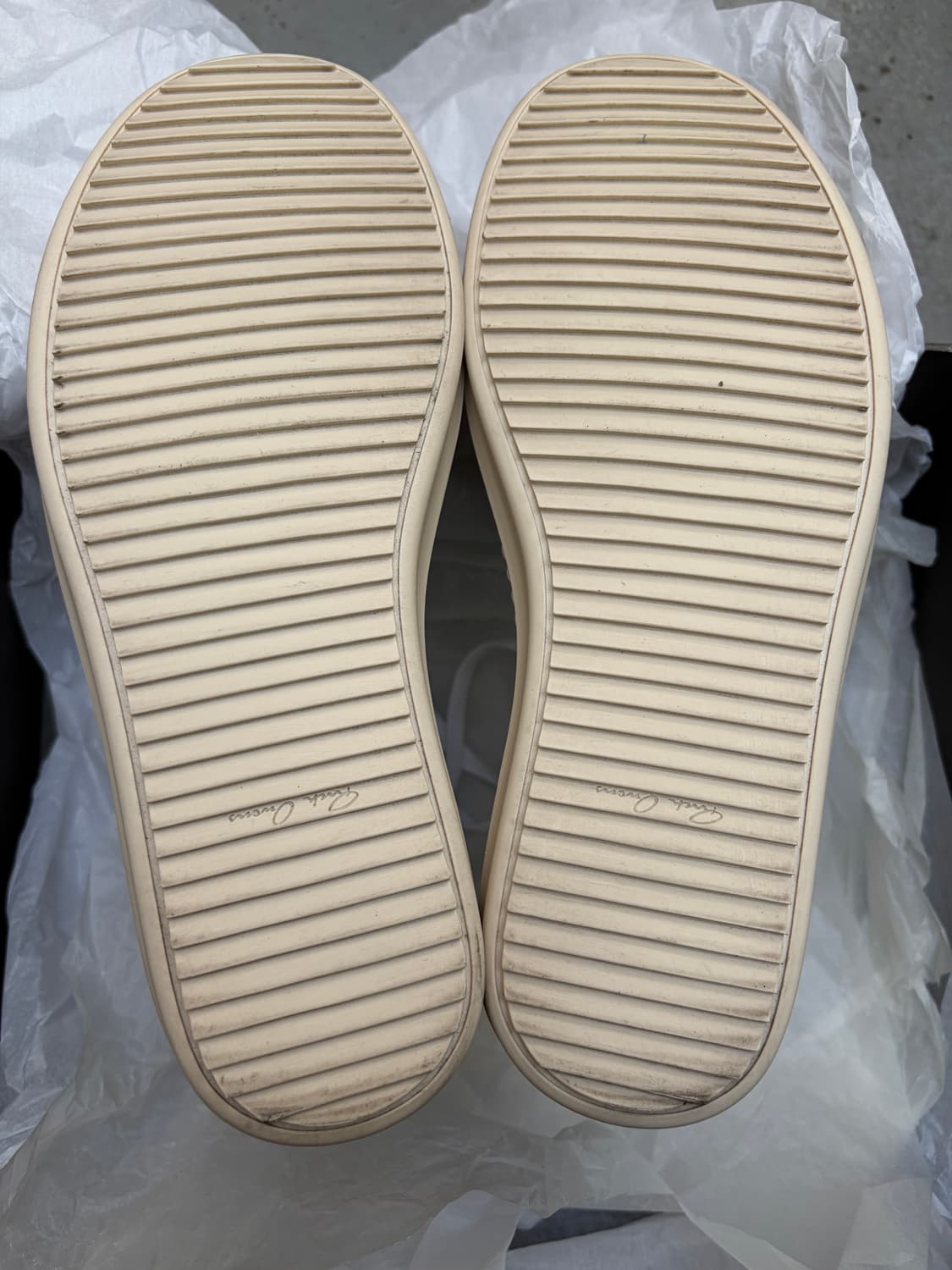 릭오웬스 12fw 라몬즈 하이 밀크 릭컨 다크쉐도우x  RICK OWEN 상품이미지6