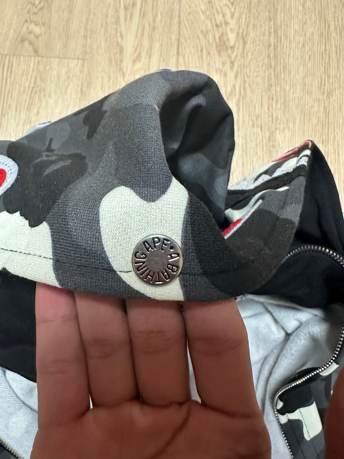 베이프 샤크 후드 상품이미지6