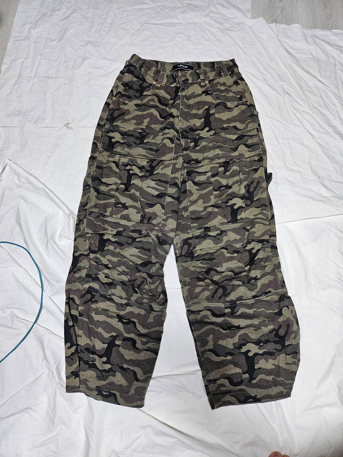 IDWS 와이드 카모 카고 팬츠 0 상품이미지1