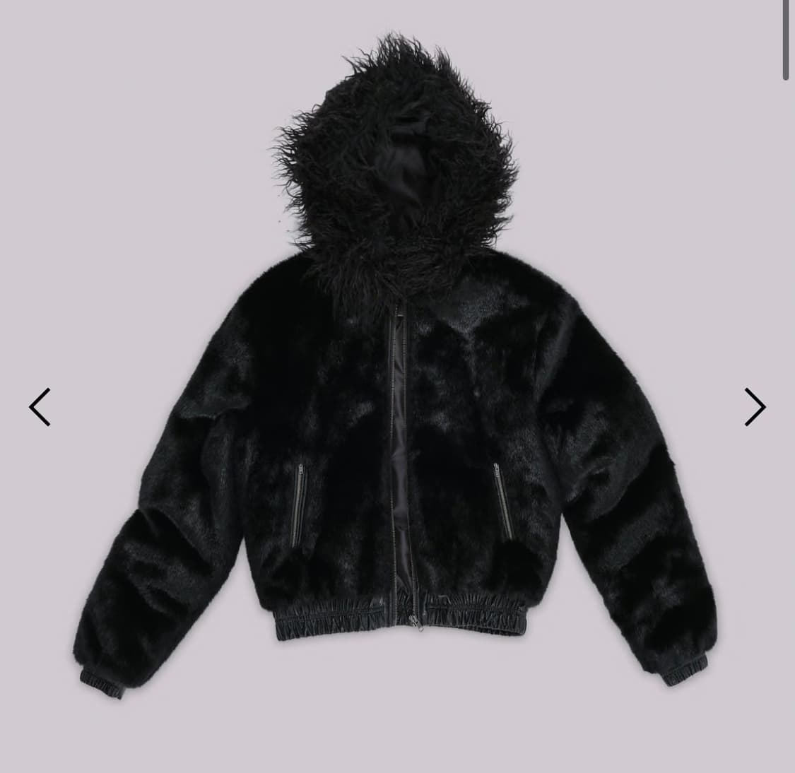 Jaded london Raven Faux Fur Jacket 퍼자켓 상품이미지2