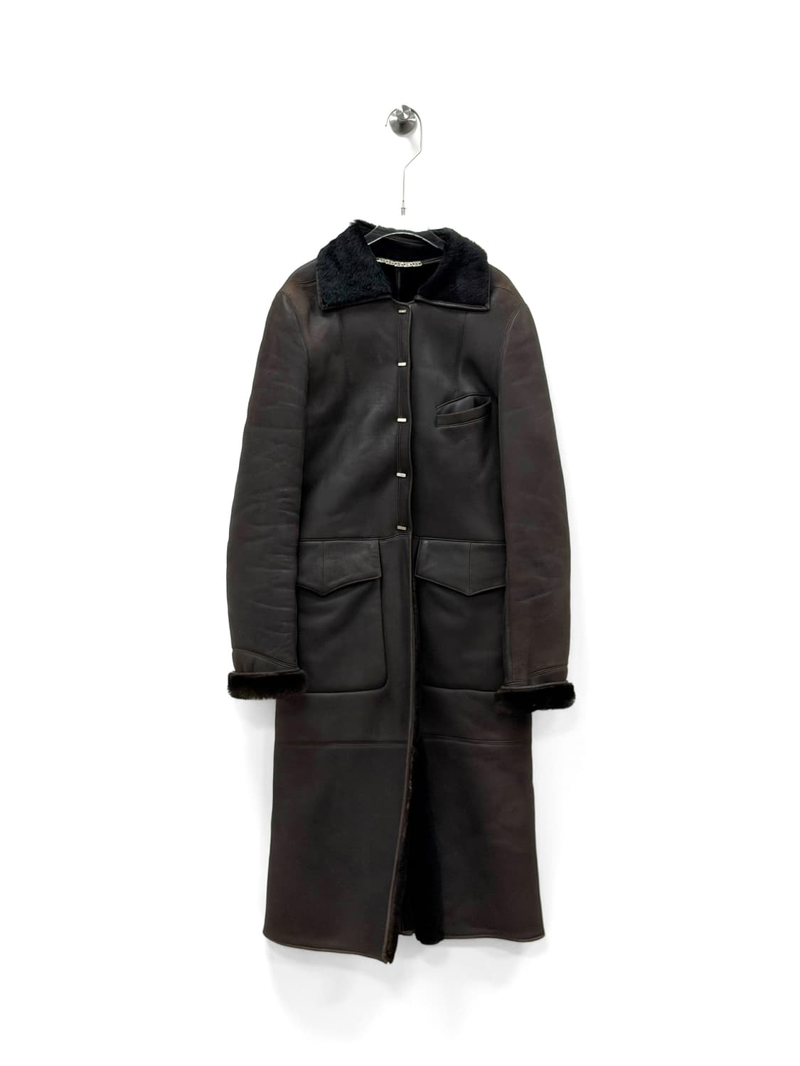 펜디 무톤 풀-랭스 시어링 코트 상품이미지1