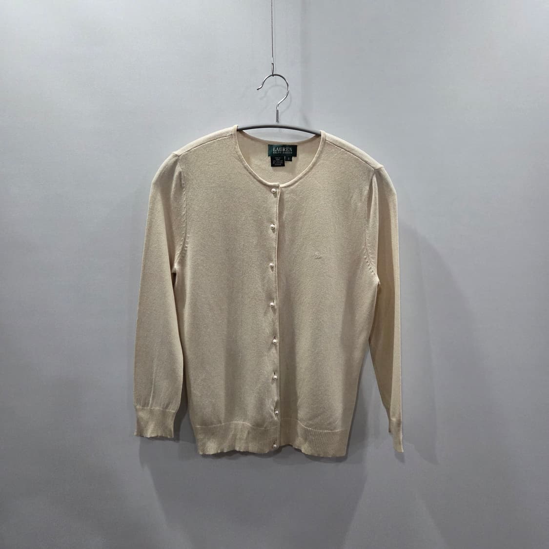 로렌랄프로렌 우먼 캐시미어 블랜드 실크 니트 가디건 S 상품이미지1