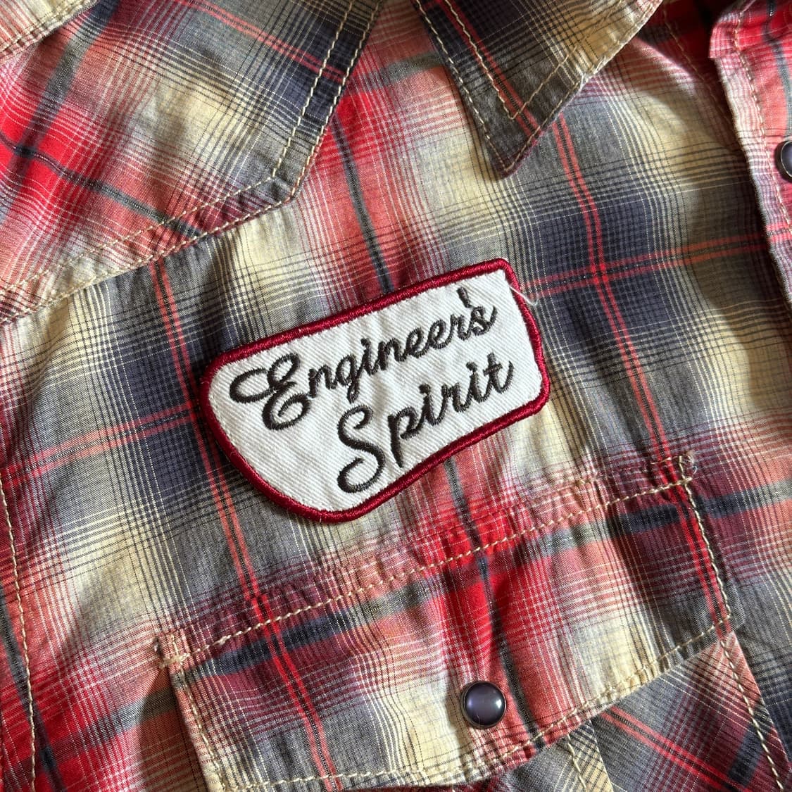 291295=HOMME check western 1/2 shirts 상품이미지5