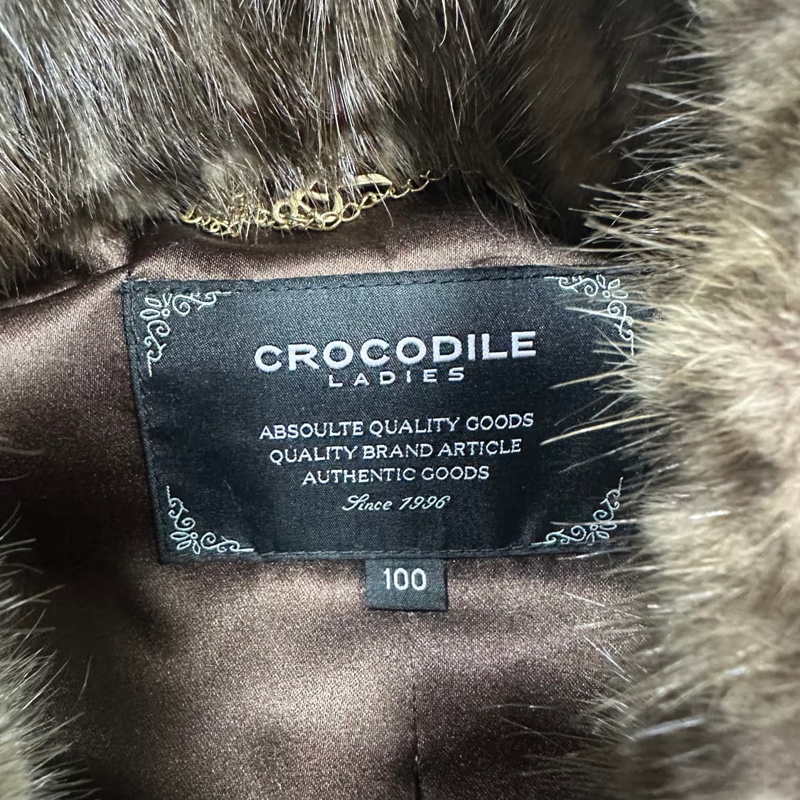 ✨ (바배) 크로커다일 밍크 양가죽 100% 자켓 상품이미지3