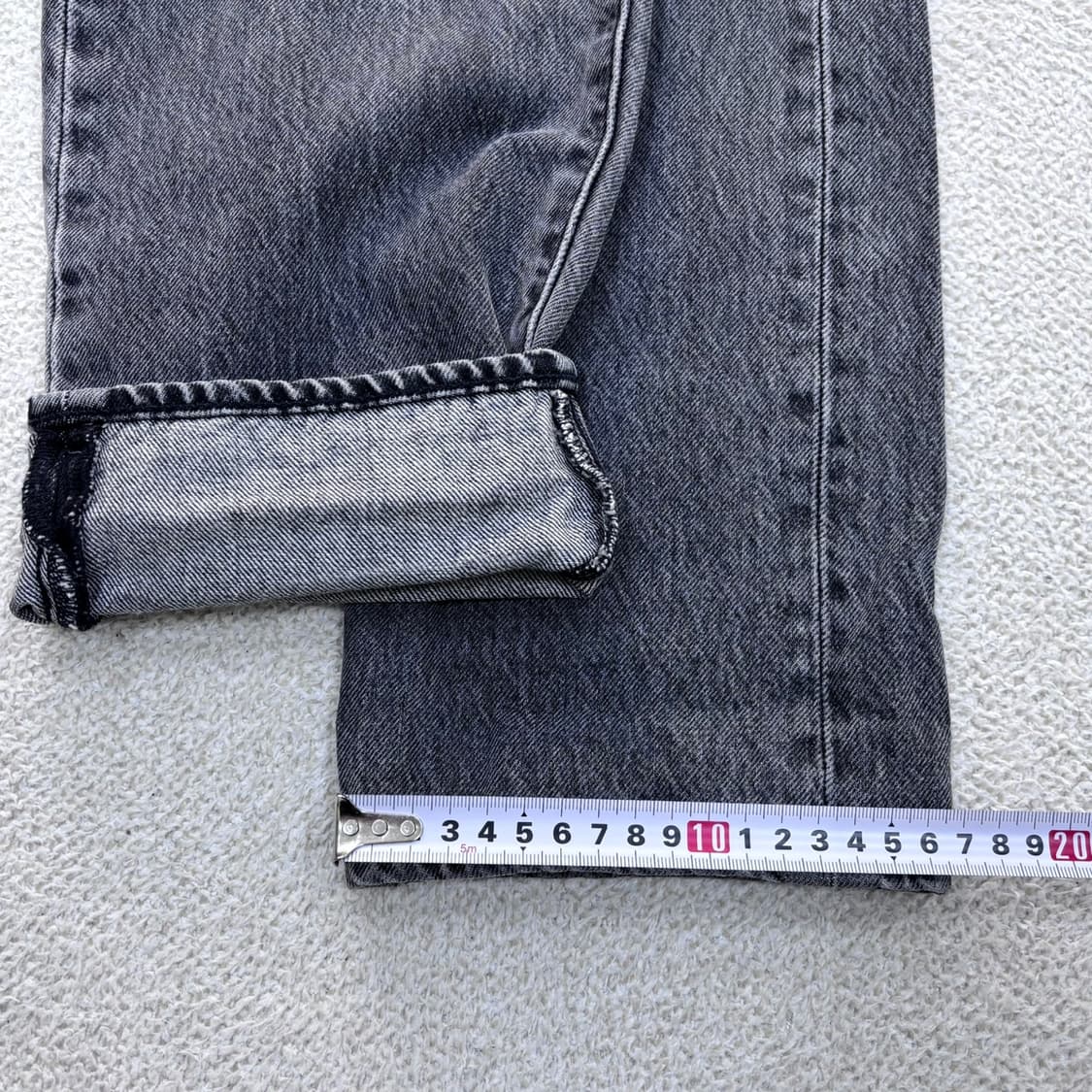 W32 리바이스 502 흑청 데님 팬츠 0406E 상품이미지9