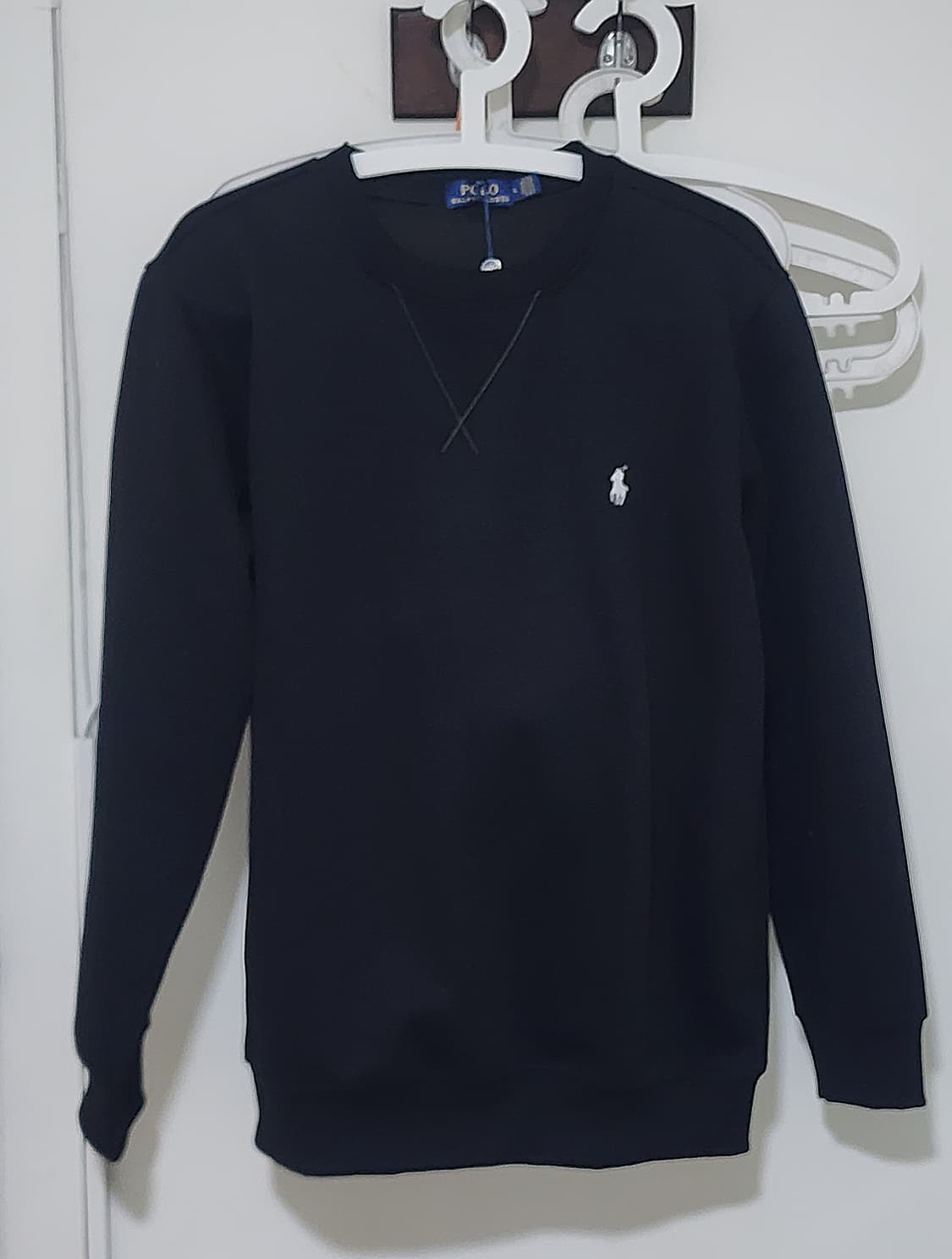 폴로랄프로렌 블랙 맨투맨 화이트포니 (L) 상품이미지2