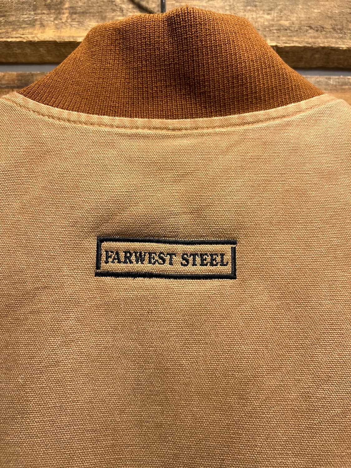 [2XL]칼하트 USA 빈티지 워싱 브라운 워크 베스트 상품이미지6