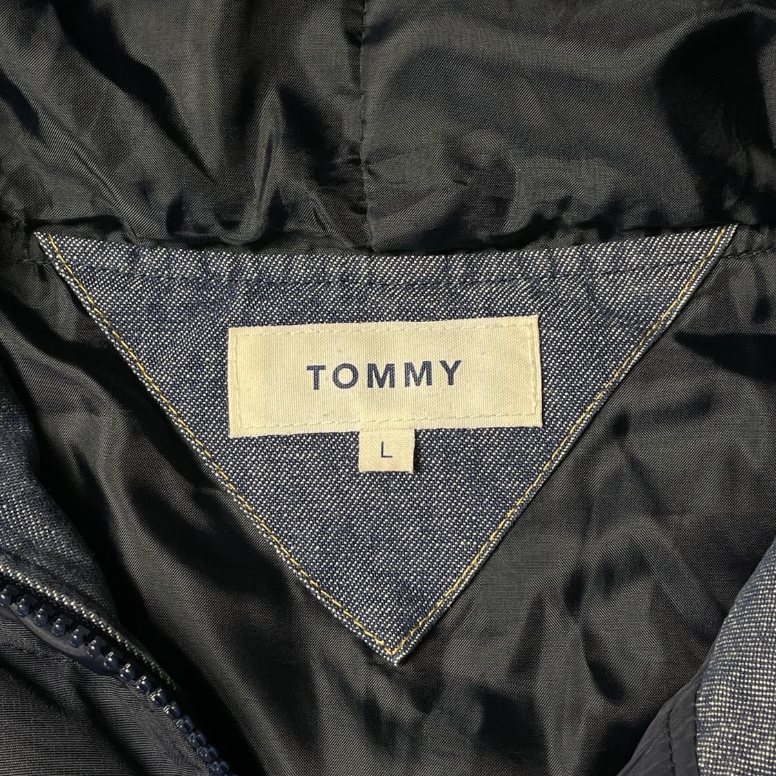 TOMMY HILFIGER 타미힐피거 빈티지 네이비 라이트 다운 자켓 상품이미지9