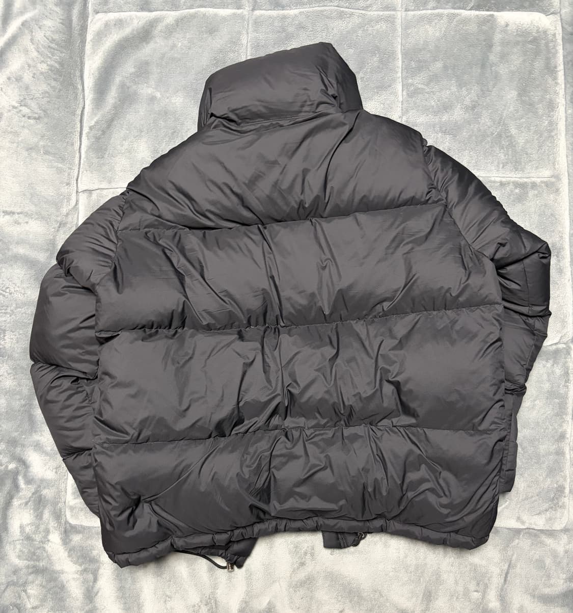 (5사이즈 교환 가능)오라리 슈퍼 라이트 나일론 립스톱 다운 블루종 블랙 상품이미지5